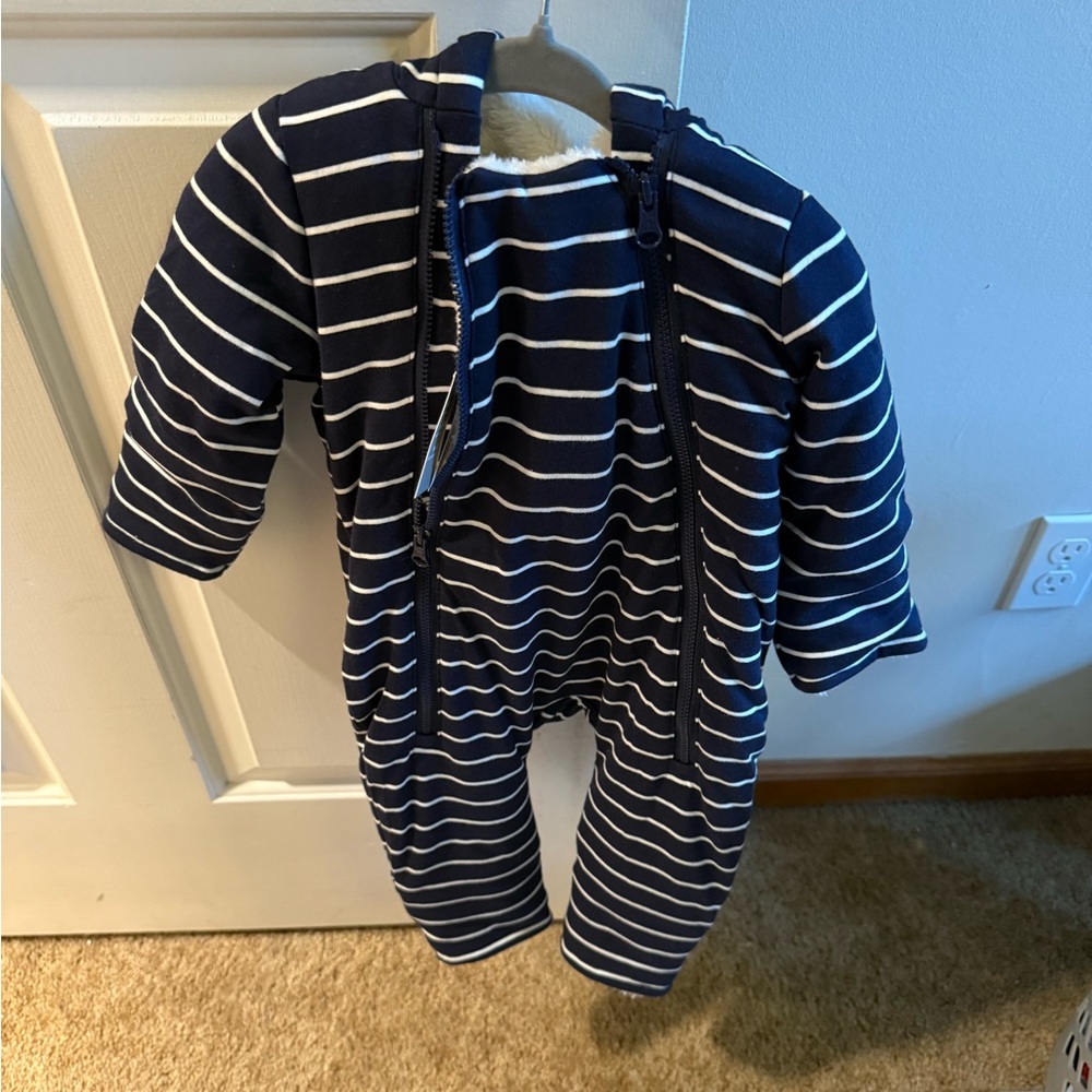 Gap Baby Sherpa Hoodie One-Piece Snowsuit